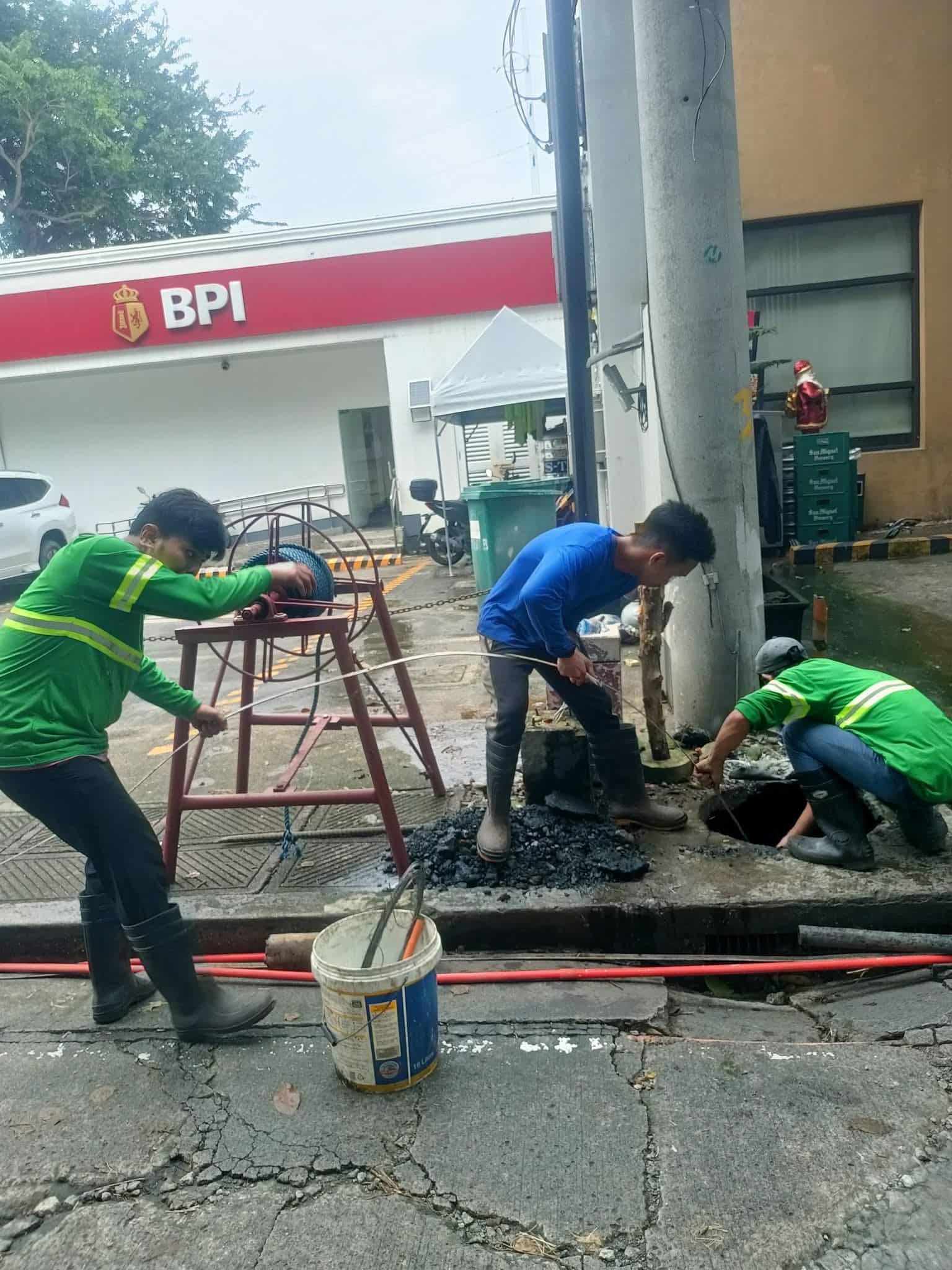 Professional team at work